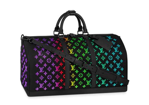 lv fiber optic bag price|Louis Vuitton Keepall LED Monogram 50 Black.